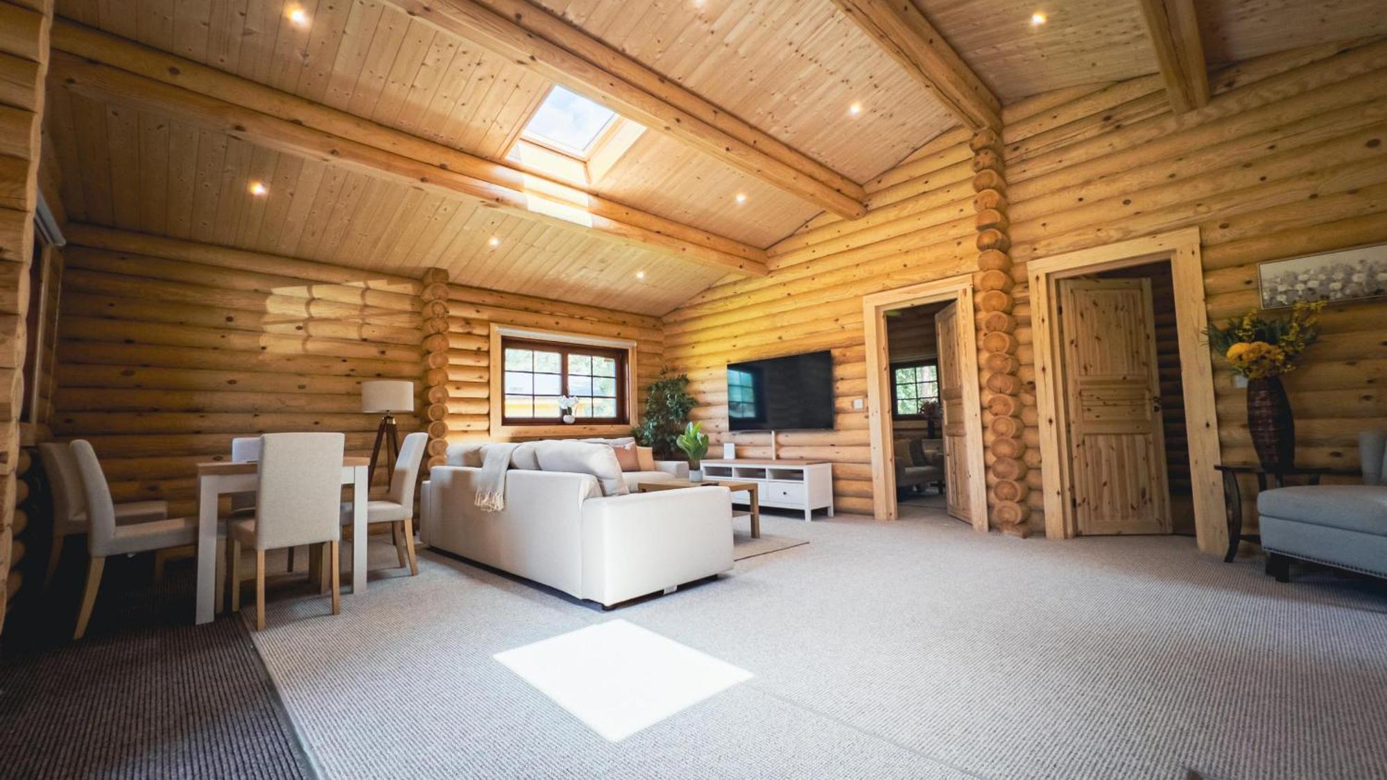 מורפת' Aspen Lodge, Amazing New Log Cabin With Hot Tub - Sleeps 6 - Felmoor Park חדר תמונה